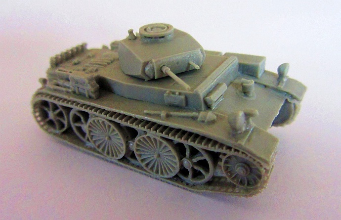 dt. Panzer I-C n.A. VK. 601 Epoxid Komplettmodell, 57 Teile...