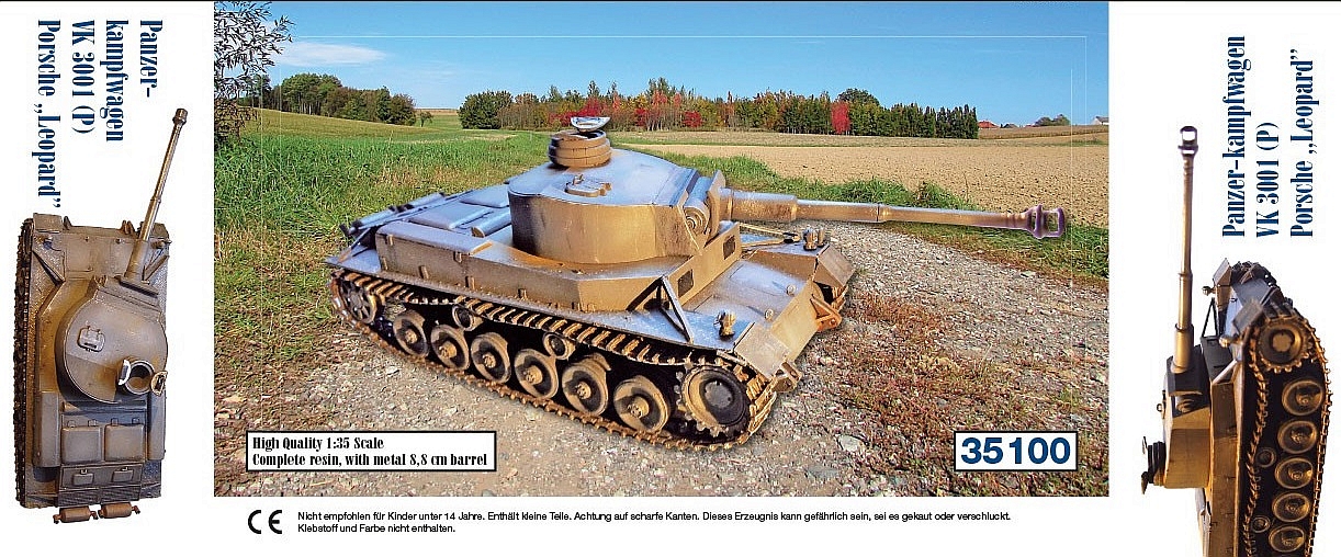 Panzerkampfwagen VK3001 (P) - Porsche “Leopard”...
