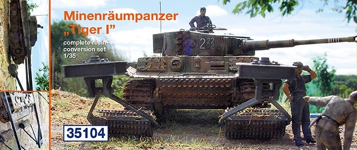 Minenräumpanzer “Tiger I”...