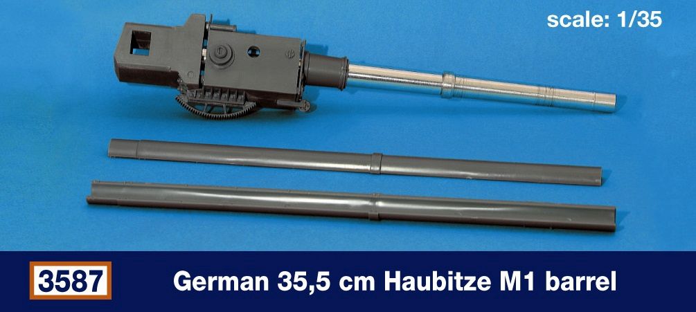 German 35,5 cm Haubitze M1 barrel...