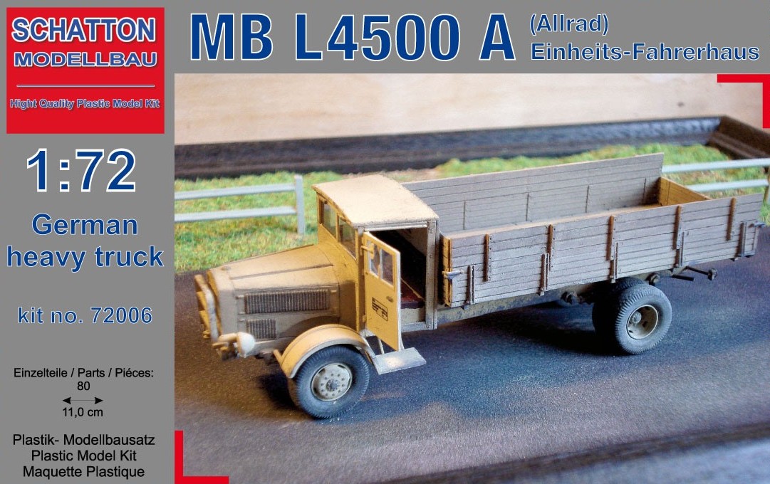 German Truck MB L4500 A (Allrad) Einheits-Fahrerhaus...
