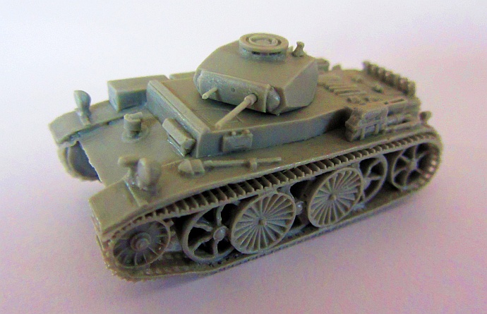 dt. Panzer I-C n.A. VK. 601 Epoxid Komplettmodell, 57 Teile...