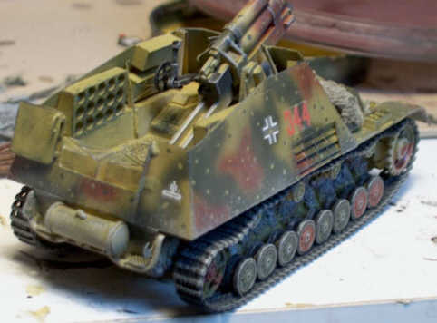 dt. 15 cm  Panzerhaubitze "Hummel"  früh -109 Epoxid Teile, ...