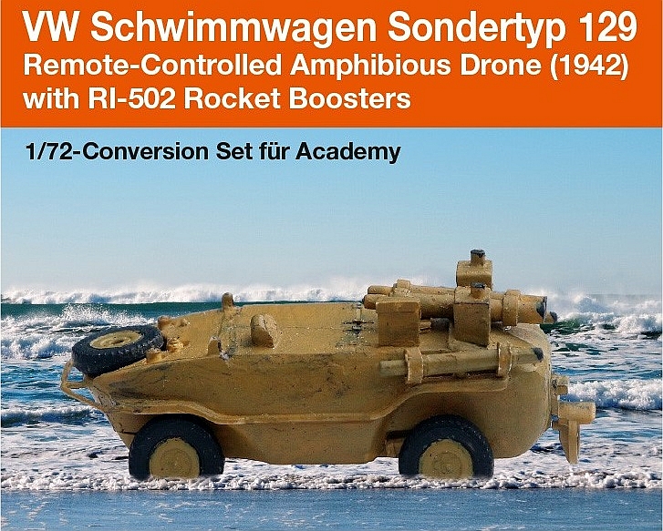 VW Schwimmwagen Sondertyp 129; Remote-Controlled Amphibious ...
