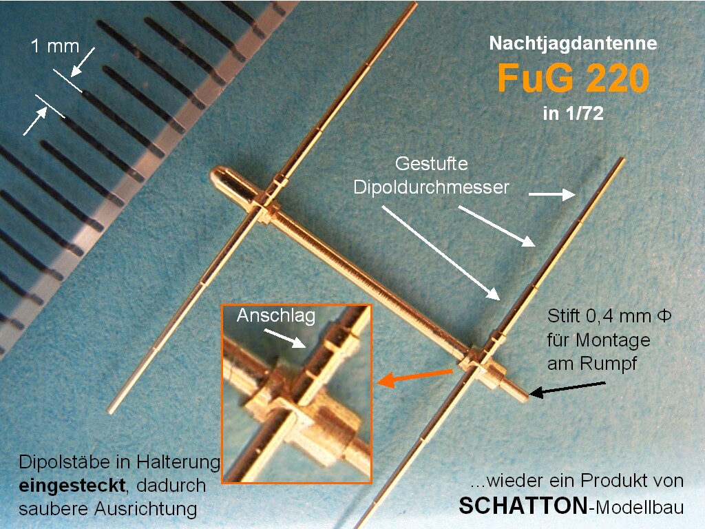 dt. Basis Nachtjagdgerät Lichtenstein SN 220, 4 Haltearme, 8...